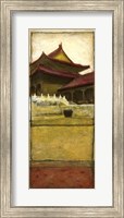 Framed Oriental Panel I