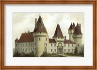 Framed French Chateaux I