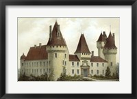 French Chateaux I Framed Print
