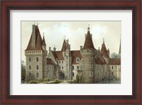 Framed French Chateaux IV