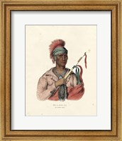 Framed Ioway Chief