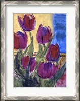 Framed Floral Fantasy I by Weiss