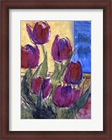 Framed Floral Fantasy I by Weiss