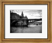 Framed Le Pont et Notre Dame