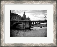 Framed Le Pont et Notre Dame