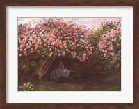 Framed Resting under the Lilacs