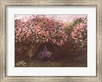 Framed Resting under the Lilacs