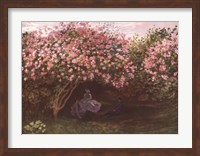 Framed Resting under the Lilacs