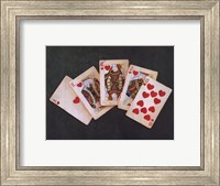 Framed Royal Flush