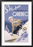 Framed Ski Fun La Province de Quebec, 1948