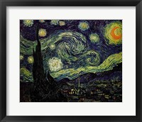 Framed Starry Night, c.1889