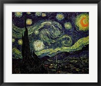 Framed Starry Night, c.1889