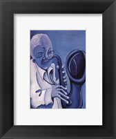 Framed Blue Jazzman II