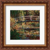 Framed Water Lilly Pond