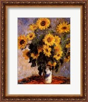 Framed Sunflowers, c.1881