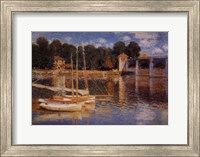 Framed Il Ponte d'Argenteuil