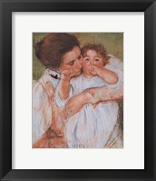Framed Mother and Child - Detail