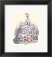 Framed French Costumes
