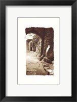 Framed Archway and Stone Jar