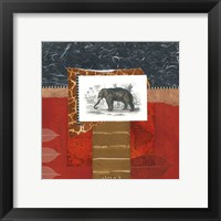Framed Savannah Elephant