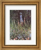 Framed Madame Monet in Her Garden at Giverny