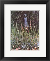 Framed Madame Monet in Her Garden at Giverny