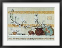 Framed Quince Blossoms