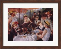 Framed Luncheon of the Boating Party, c.1881