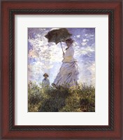 Framed Madame Monet and Her Son