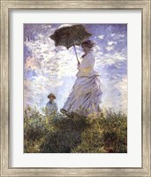 Framed Madame Monet and Her Son