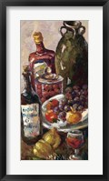 Framed Pears and Wine