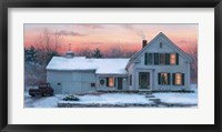 Framed Farmhouse Sunset