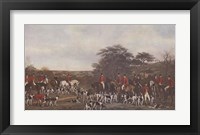 Framed Sir Richard Sutton and the Quorn Hounds