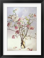 Framed Magnolias & Moon I