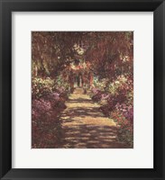 Framed Pathway in Monet's Garden at Giverny, c.1902