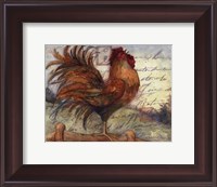 Framed Le Rooster I