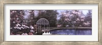 Framed Lakeside Gazebo Panel