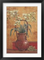 Framed Orchids In Oriental Basket II