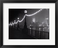 Framed River Thames by Night
