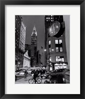 Framed Chrysler Clock, Madison Avenue