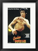 Framed Goodbye Bruce Lee