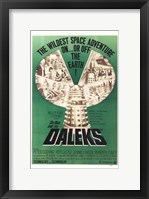 Framed Dr Who and the Daleks