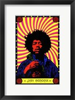 Framed Jimi Hendrix