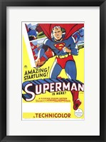 Framed Superman Amazing & Startling!