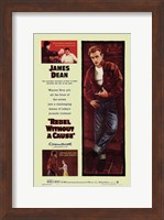 Framed Rebel Without a Cause Mutliple Shots Yellow