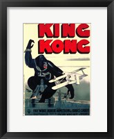 Framed King Kong on top of Empire State Building