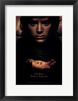 Framed Lord of the Rings: Fellowship of the Ring Frodo with Ring