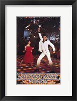 Framed Saturday Night Fever (The Bee Gees)