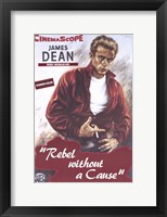Framed Rebel Without a Cause Smoking