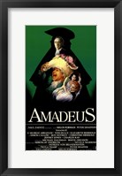 Framed Amadeus Green with Cast Tall